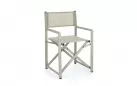 Jasnozielony składany fotel ogrodowy reżyserski aluminiowy TAYLOR bizzotto