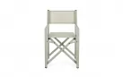 Jasnozielony składany fotel ogrodowy reżyserski aluminiowy TAYLOR bizzotto