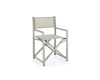 Jasnozielony składany fotel ogrodowy reżyserski aluminiowy TAYLOR bizzotto