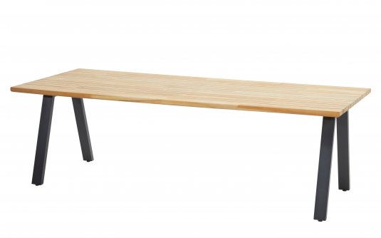 Stół ogrodowy aluminiowo-teakowy AMBASSADOR 240 cm