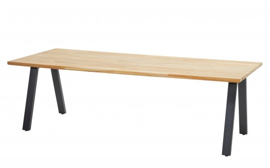 Stół ogrodowy aluminiowo-teakowy AMBASSADOR 240 cm Stół ogrodowy aluminiowo-teakowy AMBASSADOR 240 cm