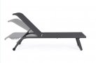 Antracytowy leżak leżak aluminiowy lekki TAYLOR bizzotto