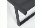 Antracytowy leżak leżak aluminiowy lekki TAYLOR bizzotto