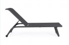 Antracytowy leżak leżak aluminiowy lekki TAYLOR bizzotto