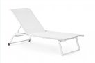 Biały leżak leżak aluminiowy lekki TAYLOR bizzotto