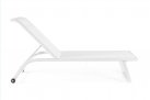 Biały leżak leżak aluminiowy lekki TAYLOR bizzotto