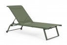 Oliwkowy leżak aluminiowy lekki TAYLOR bizzotto