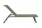 Oliwkowy leżak aluminiowy lekki TAYLOR bizzotto