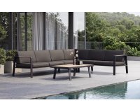 Czarny aluminiowy narożnik ogrodowy NOFI Higold