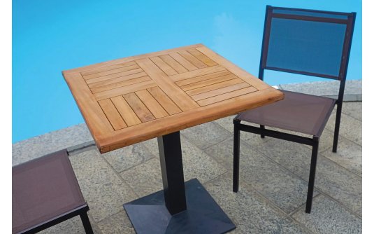 Blat do stolików kawiarnianych TEAK 70x70 cm Blat do stolików kawiarnianych TEAK 70x70 cm