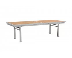 Rozkładany zestaw stołowy beżowy aluminiowy NOFI 280-340 2.0 Higold