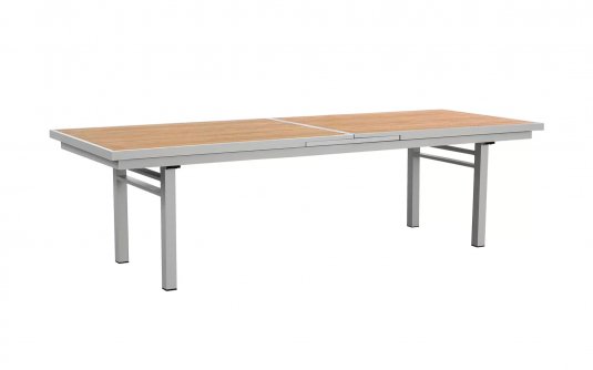Rozkładany zestaw stołowy beżowy aluminiowy NOFI 280-340 2.0 Higold