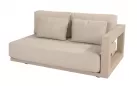 Szeroka sofa aluminiowa beżowa METROPOLITAN 5SO