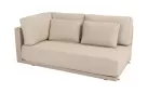 Szeroka sofa aluminiowa beżowa METROPOLITAN 5SO