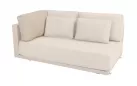 Szeroka sofa aluminiowa beżowa METROPOLITAN 5SO
