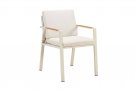 Beżowe krzesło ogrodowe z poduszkami NOFI Higold