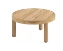 Okrągły stolik kawowy FINN Ø60 z drewna teakowego