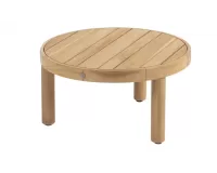 Okrągły stolik kawowy FINN Ø60 z drewna teakowego