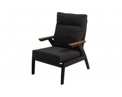 Komplet wypocztnkowy ogrodowy z grafitowego aluminium FLORENCE 