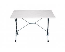 Stół kawiarniany marmurowy noga czarna jasnoszary marmur MARBLE 100x60 