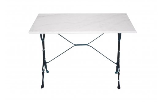 Stół kawiarniany marmurowy noga czarna jasnoszary marmur MARBLE 100x60 