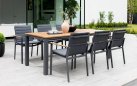 4-6 osobowy komplet obiadowy CONCEPT Life Teak aluminiowy grafitowy