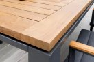 4-6 osobowy komplet obiadowy CONCEPT Life Teak aluminiowy grafitowy
