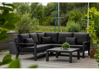 Narożnik aluminiowy ciemnoszary ogrodowy TIMBER Life