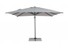Parasol obrotowy aluminiowy antracyt poszycie jasnoszare INES 3x3 