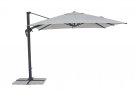 Parasol obrotowy aluminiowy antracyt poszycie jasnoszare INES 3x3 