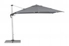 Parasol obrotowy noga aluminium anodowane poszycie szare INES 3x3 