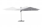 Parasol obrotowy noga aluminium anodowane poszycie szare INES 3x3 