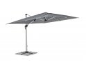 Parasol obrotowy noga aluminium anodowane poszycie szare INES 3x4