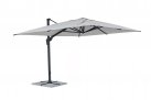 Parasol obrotowy aluminiowy antracyt poszycie jasnoszare INES 3x4 