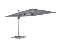 Parasol obrotowy noga aluminium anodowane poszycie szare INES 3x4