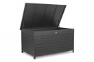 Graitowa akrzynia ogrodowa na kółkach aluminiowa ATLANTIC 155x97x83 cm Bizzotto
