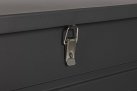 Graitowa akrzynia ogrodowa na kółkach aluminiowa ATLANTIC 155x97x83 cm Bizzotto