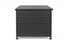 Graitowa akrzynia ogrodowa na kółkach aluminiowa ATLANTIC 155x97x83 cm Bizzotto