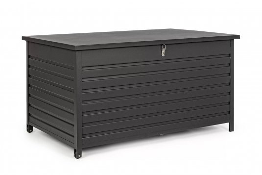 Graitowa akrzynia ogrodowa na kółkach aluminiowa ATLANTIC 155x97x83 cm Bizzotto