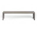 Aluminiowa ławka ogrodowa rio alu nardi kolor tortora