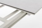 Rozkładany stół ogrodowy aluminiowy beżowy OTAVIO blat ceramiczny