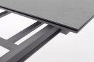 Rozkładany stół ogrodowy aluminiowy grafitowy OTAVIO blat ceramiczny