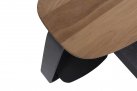 Stolik boczny z blatem teak GENTLE 4SO