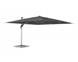Parasol obrotowy pochylany 2 płaszczyzny alu grafit poszycie szarobeżowe ARIES 3x3Parasol obrotowy pochylany 2 płaszczyzny alu grafit poszycie grafitowe ARIES 3x4