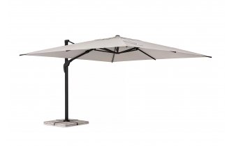 Parasol obrotowy pochylany 2 płaszczyzny alu grafit poszycie szarobeżowe ARIES 3x3Parasol obrotowy pochylany 2 płaszczyzny alu grafit poszycie szarobeżowe ARIES 3x4