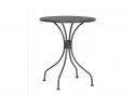 Okrągły stolik metalowy bistro ⌀60 cm LIZETTE bizzotto ANTRACYT