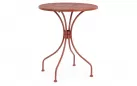 Okragły stolik kawiarniany klasyczny LIZETTE ceglany d60 bizzotto