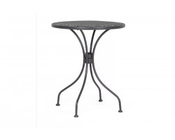 Okrągły stolik metalowy bistro ⌀60 cm LIZETTE bizzotto ANTRACYT
