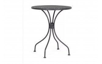 Okrągły stolik metalowy bistro ⌀60 cm LIZETTE bizzotto ANTRACYT