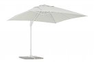 Biały parasol ogrodowy obrotowy i pochylany 3x3 EDEN bizzotto